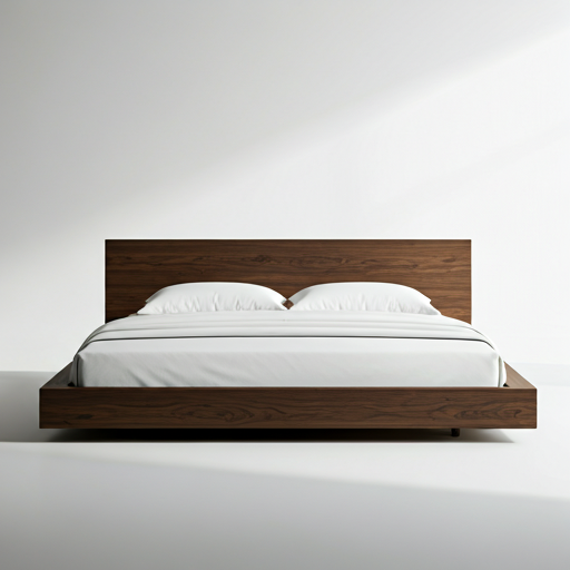Forma Walnut Bed